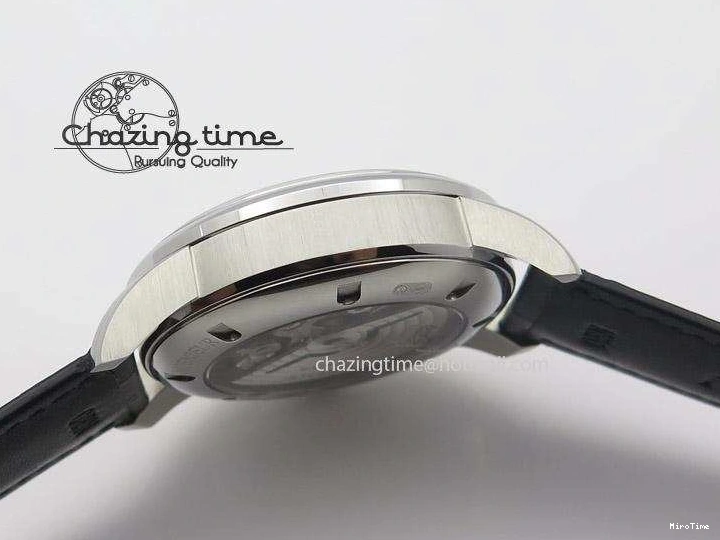 MIROTIME 0227 Ingeniuer St.Laurens SS Black Dial MK 1:1 Best Edition On Black Leather Strap  A Seasonal 7367